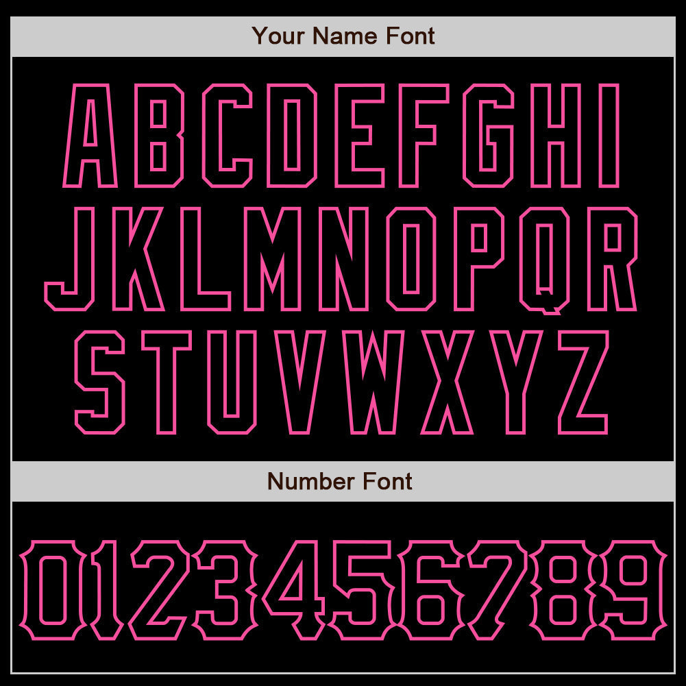 Custom Black Pink 3D Pattern Design Abstract Splatter Grunge Art Authentic Baseball Jersey baseball jersey product view 5