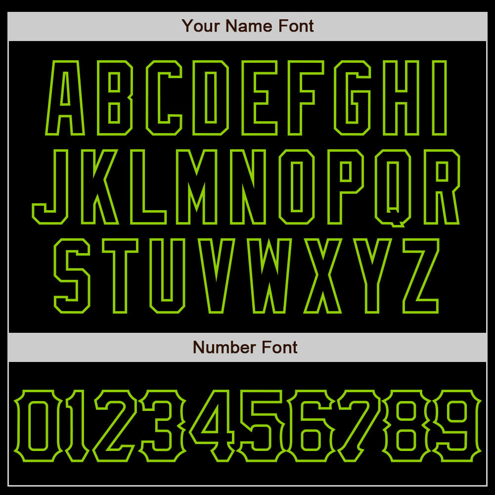 Custom Black Neon Green 3D Pattern Design Abstract Splatter Grunge Art Authentic Baseball Jersey baseball jersey product view 5