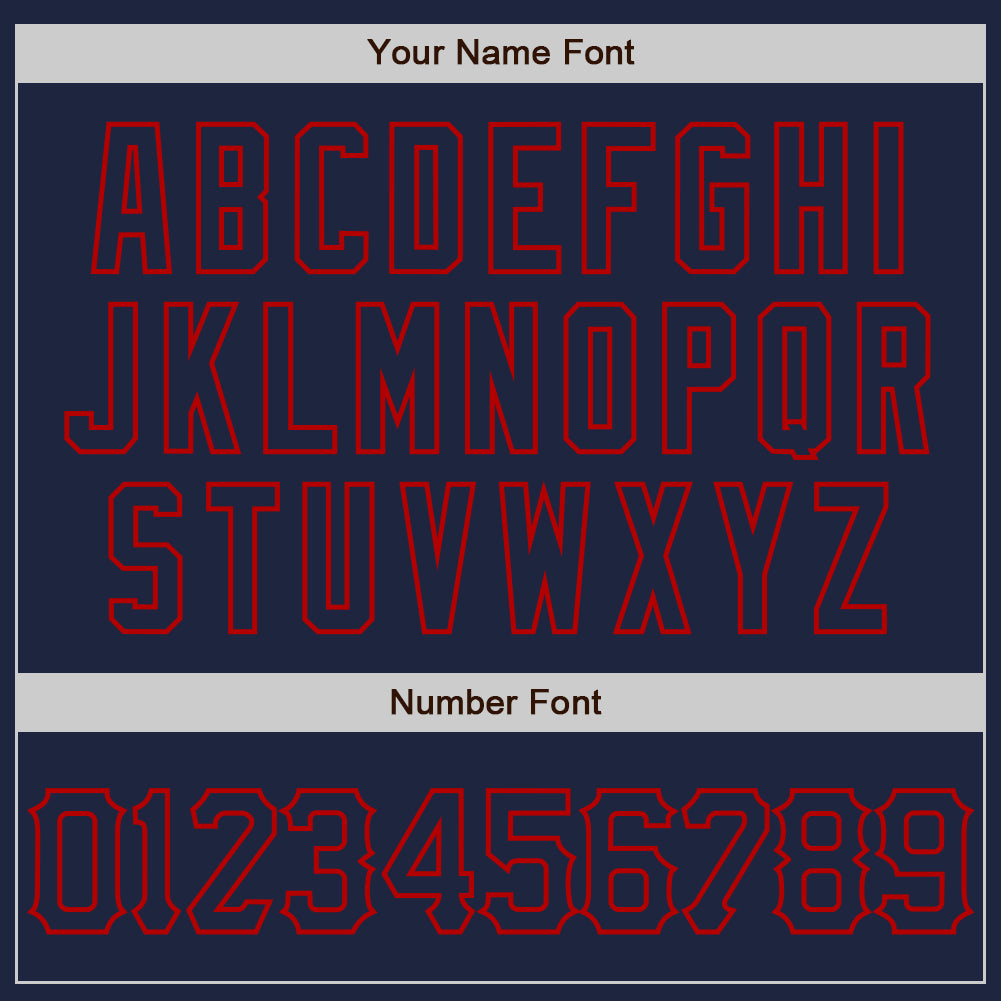 Custom Navy Red 3D Pattern Design Abstract Splatter Grunge Art Authentic Baseball Jersey baseball jersey product view 5