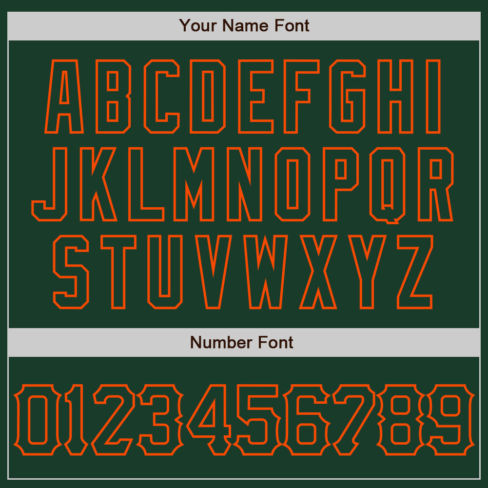Custom Green Orange 3D Pattern Design Abstract Splatter Grunge Art Authentic Baseball Jersey baseball jersey product view 5