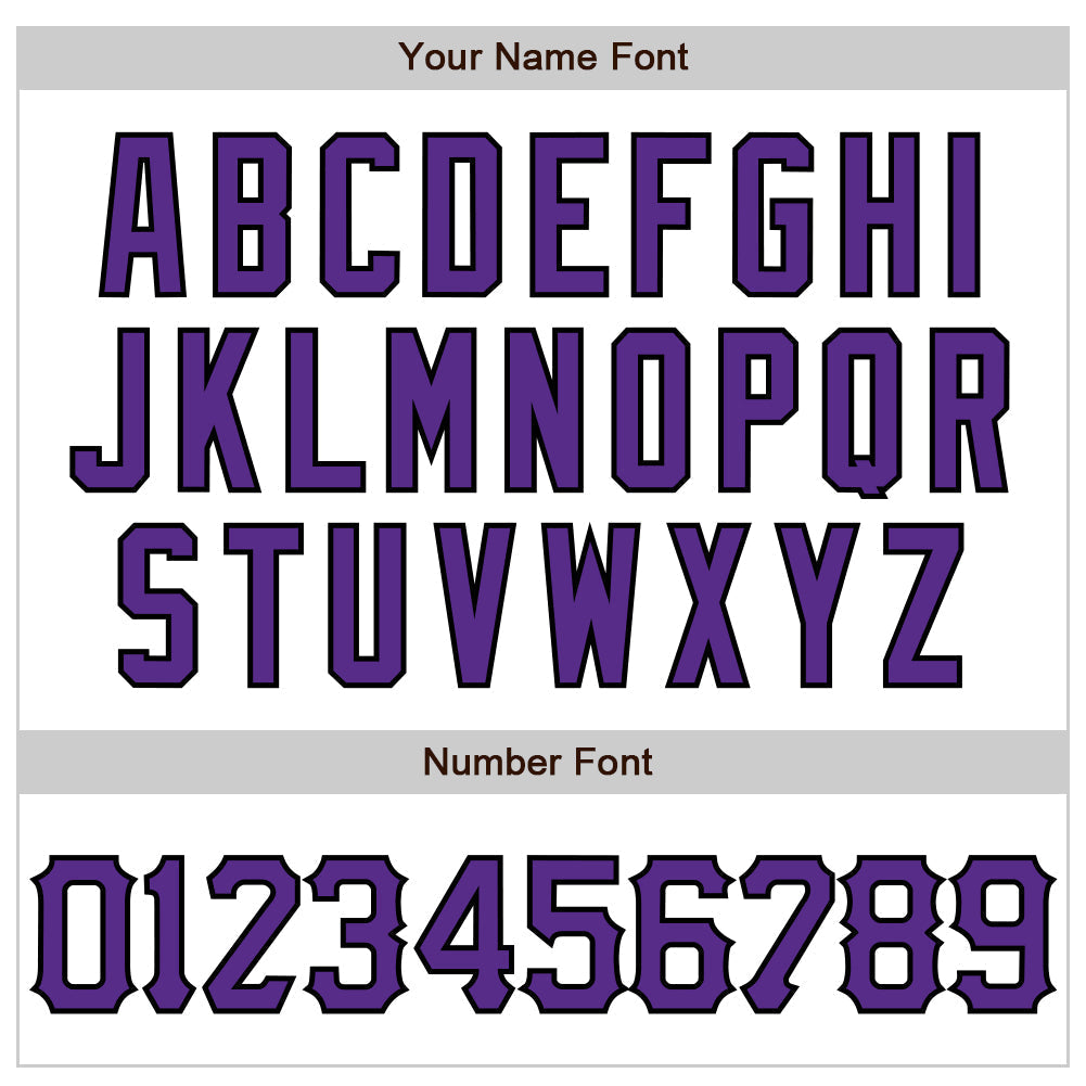 Custom White Purple-Black 3D Pattern Design Abstract Splash Authentic Baseball Jersey baseball jersey product view 5