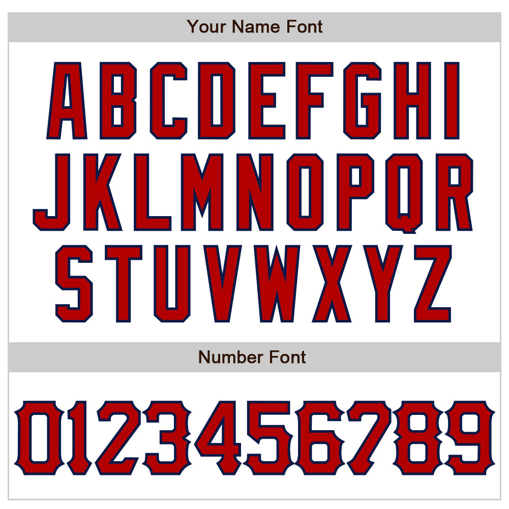 Custom White Red-Navy 3D Pattern Design Abstract Splash Authentic Baseball Jersey baseball jersey product view 5