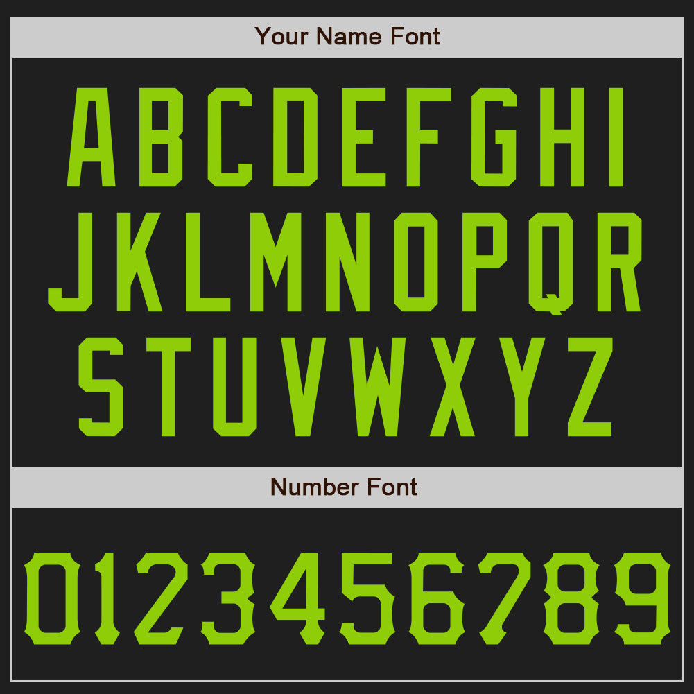 Custom Graffiti Pattern Neon Green-Black 3D Scratch Authentic Baseball Jersey baseball jersey product view 5