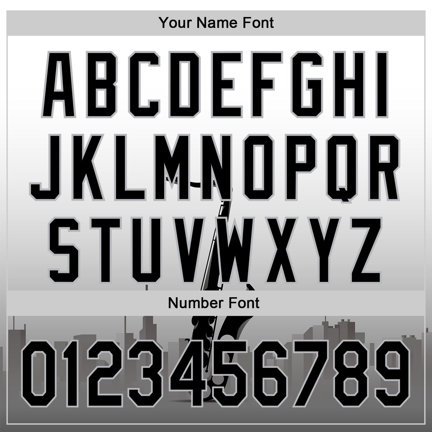 Custom White Black-Gray 3D Pattern Design City Of Jazz Music Authentic Baseball Jersey baseball jersey product view 5