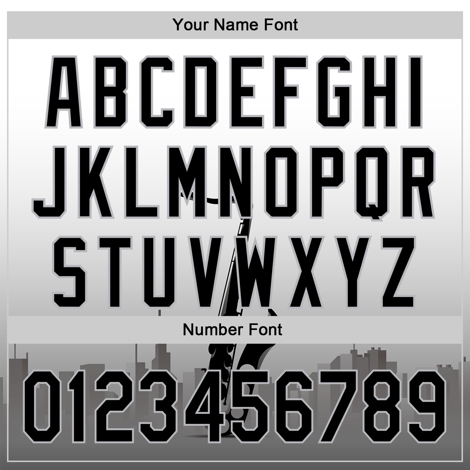 Custom White Black-Gray 3D Pattern Design City Of Jazz Music Authentic Baseball Jersey baseball jersey product view 5