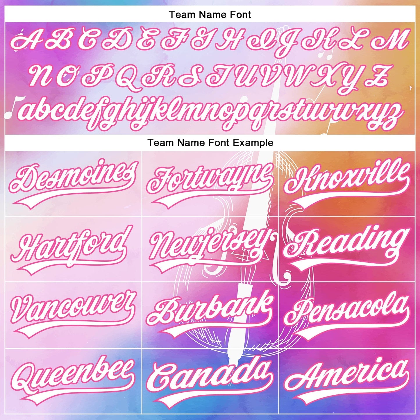 Custom Pink White-Purple 3D Pattern Design Music Festival Authentic Baseball Jersey baseball jersey product view 4