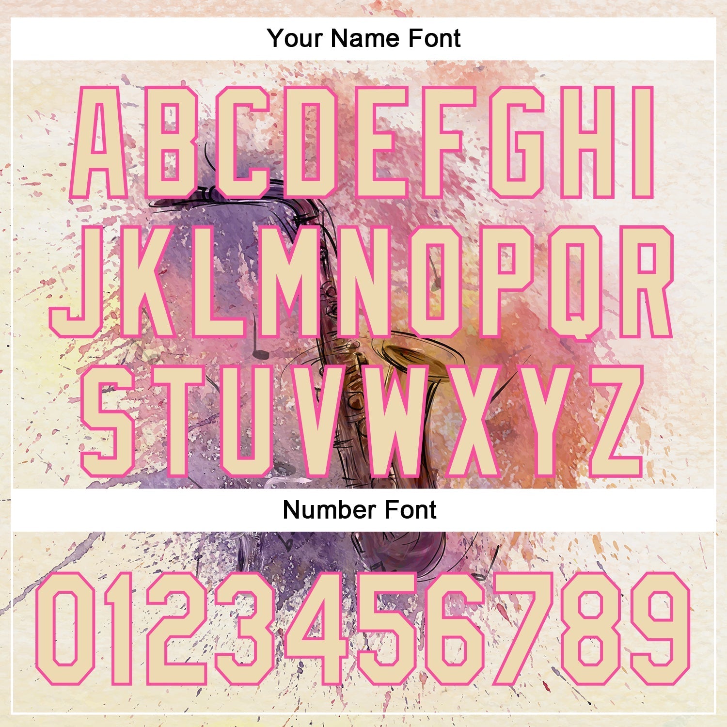 Custom City Cream Pink 3D Pattern Design International Jazz Day Authentic Baseball Jersey baseball jersey product view 5