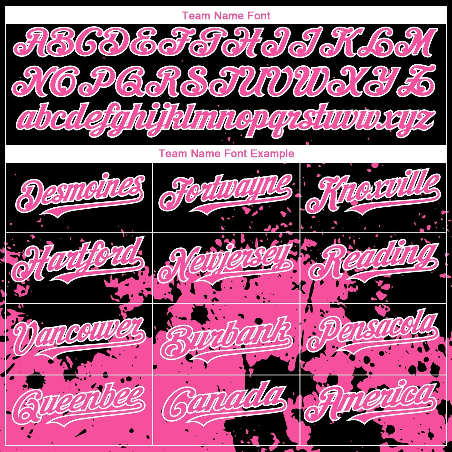 Custom Black Pink-White 3D Pattern Design Abstract Splash Grunge Art Authentic Baseball Jersey baseball jersey product view 4