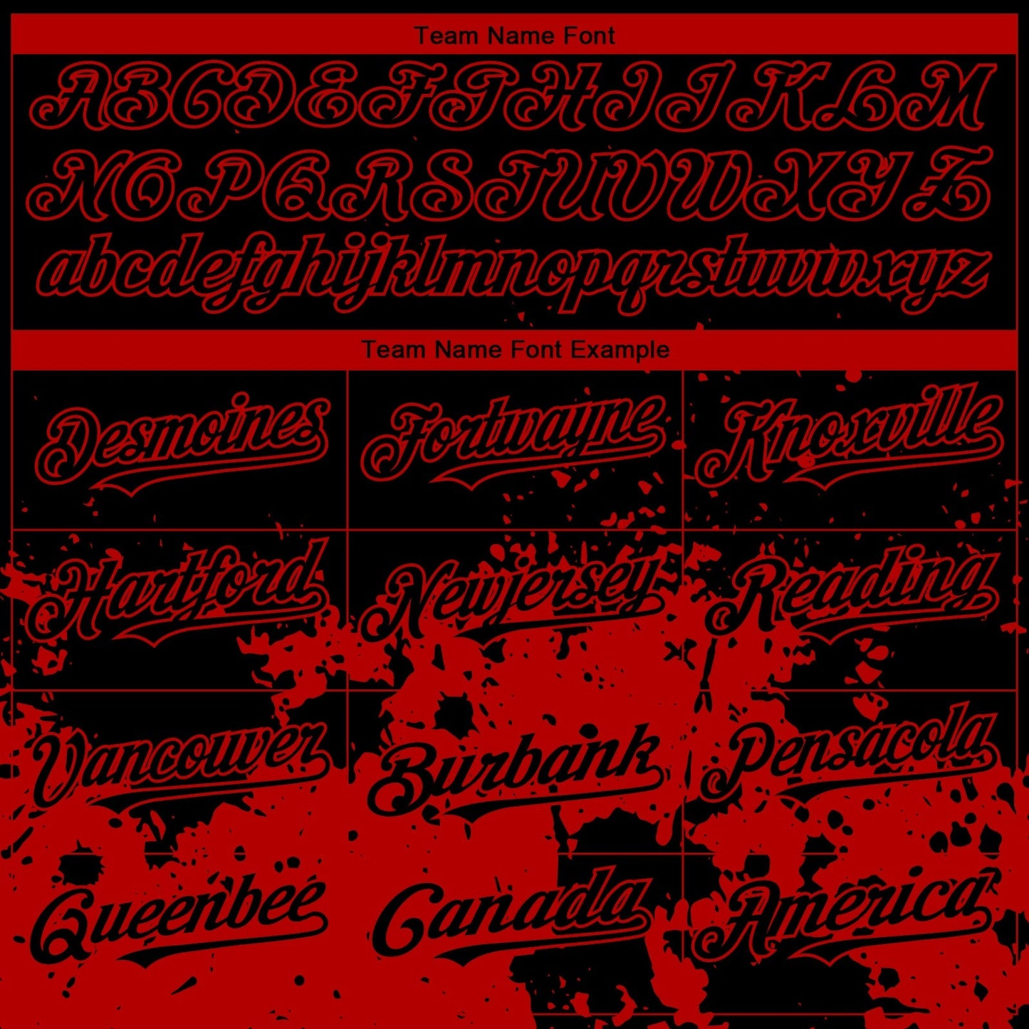 Custom Black Red 3D Pattern Design Abstract Splash Grunge Art Authentic Baseball Jersey baseball jersey product view 4