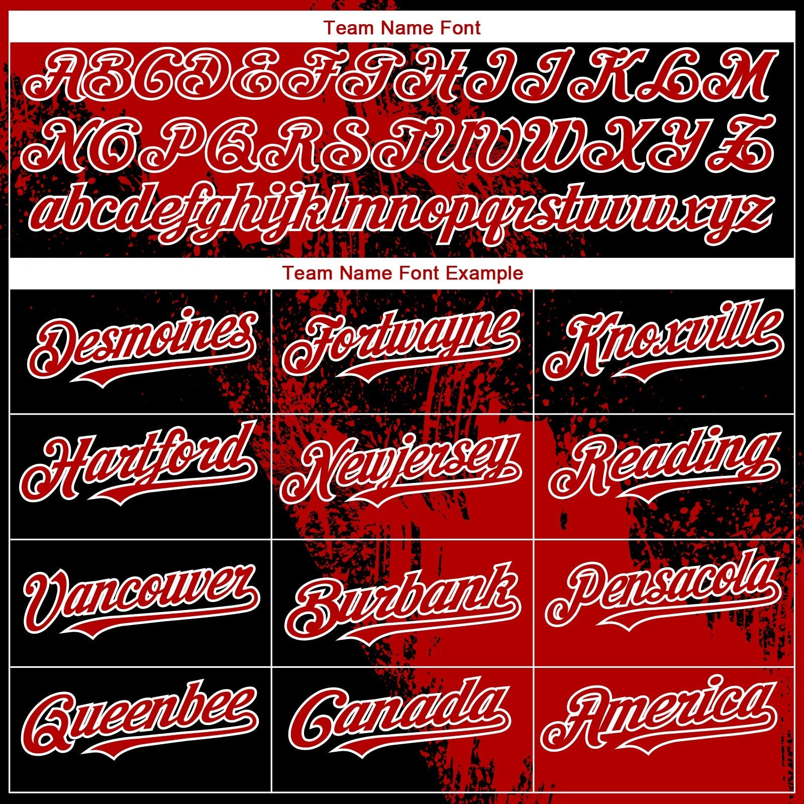 Custom Black Red-White 3D Pattern Design Abstract Brush Stroke Authentic Baseball Jersey baseball jersey product view 4