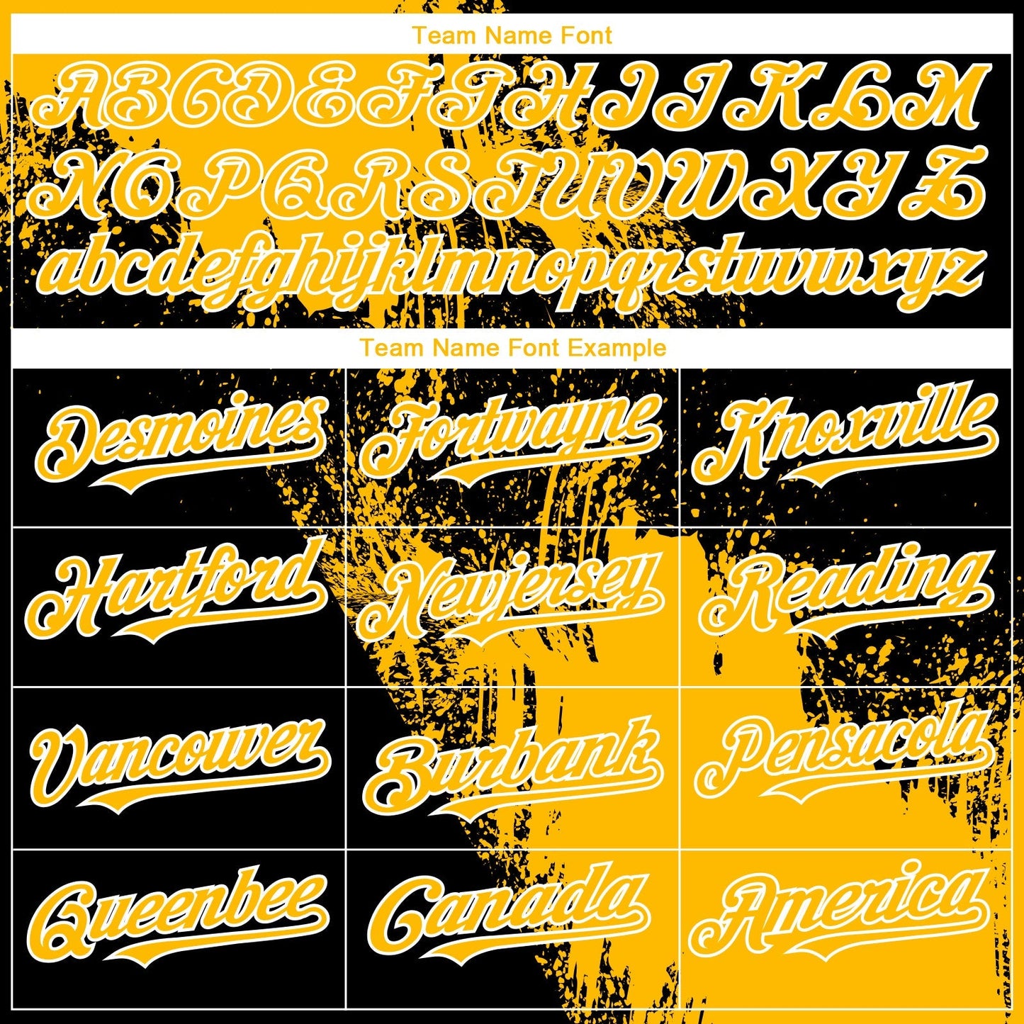 Custom Black Gold-White 3D Pattern Design Abstract Brush Stroke Authentic Baseball Jersey baseball jersey product view 5