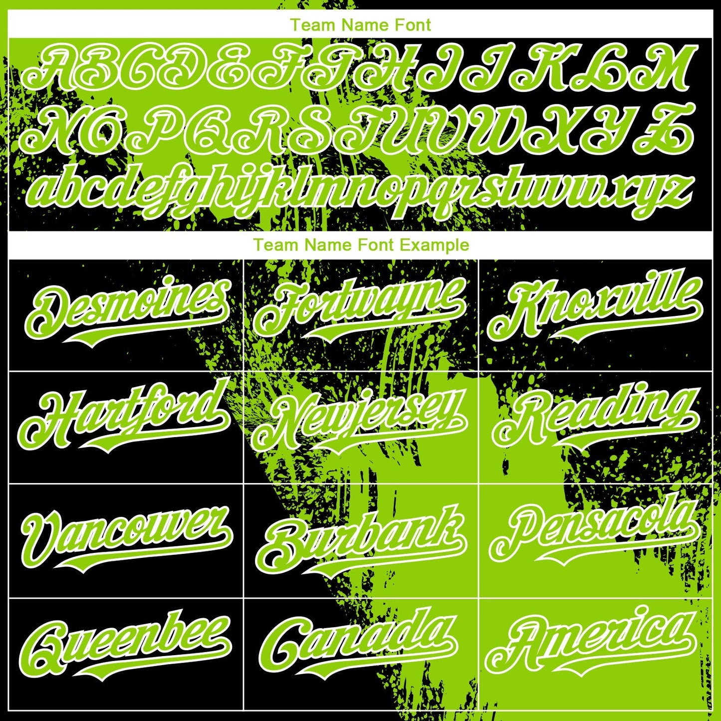 Custom Black Neon Green-White 3D Pattern Design Abstract Brush Stroke Authentic Baseball Jersey baseball jersey product view 4