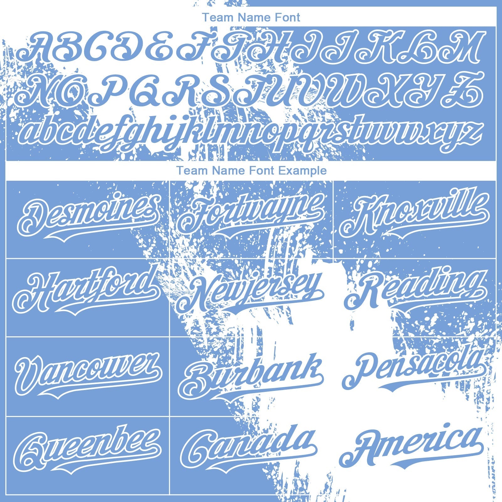 Custom Light Blue White 3D Pattern Design Abstract Brush Stroke Authentic Baseball Jersey baseball jersey product view 4