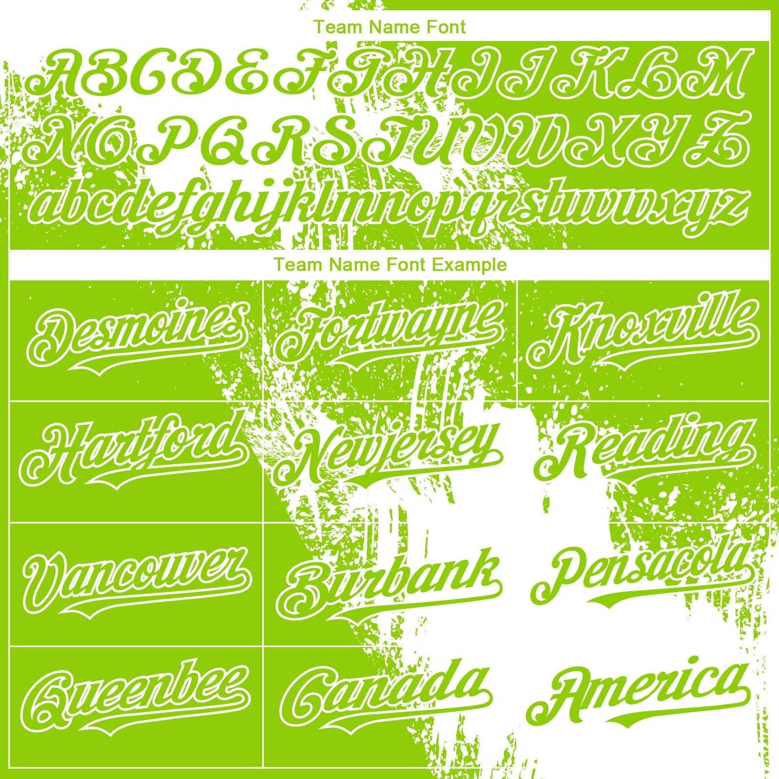 Custom Neon Green White 3D Pattern Design Abstract Brush Stroke Authentic Baseball Jersey baseball jersey product view 4