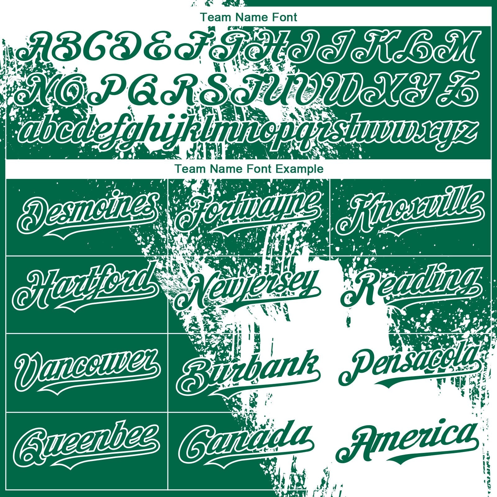 Custom Kelly Green White 3D Pattern Design Abstract Brush Stroke Authentic Baseball Jersey baseball jersey product view 4