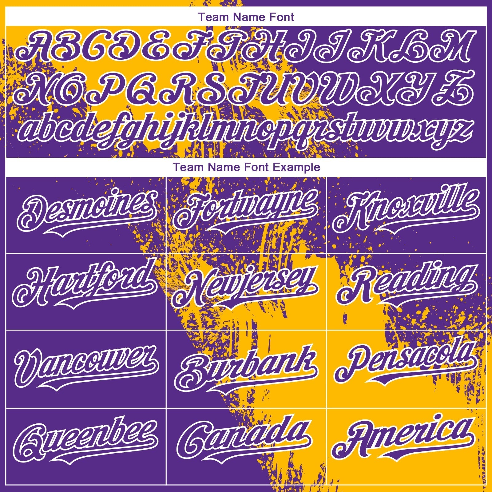Custom Purple Gold-White 3D Pattern Design Abstract Brush Stroke Authentic Baseball Jersey baseball jersey product view 4