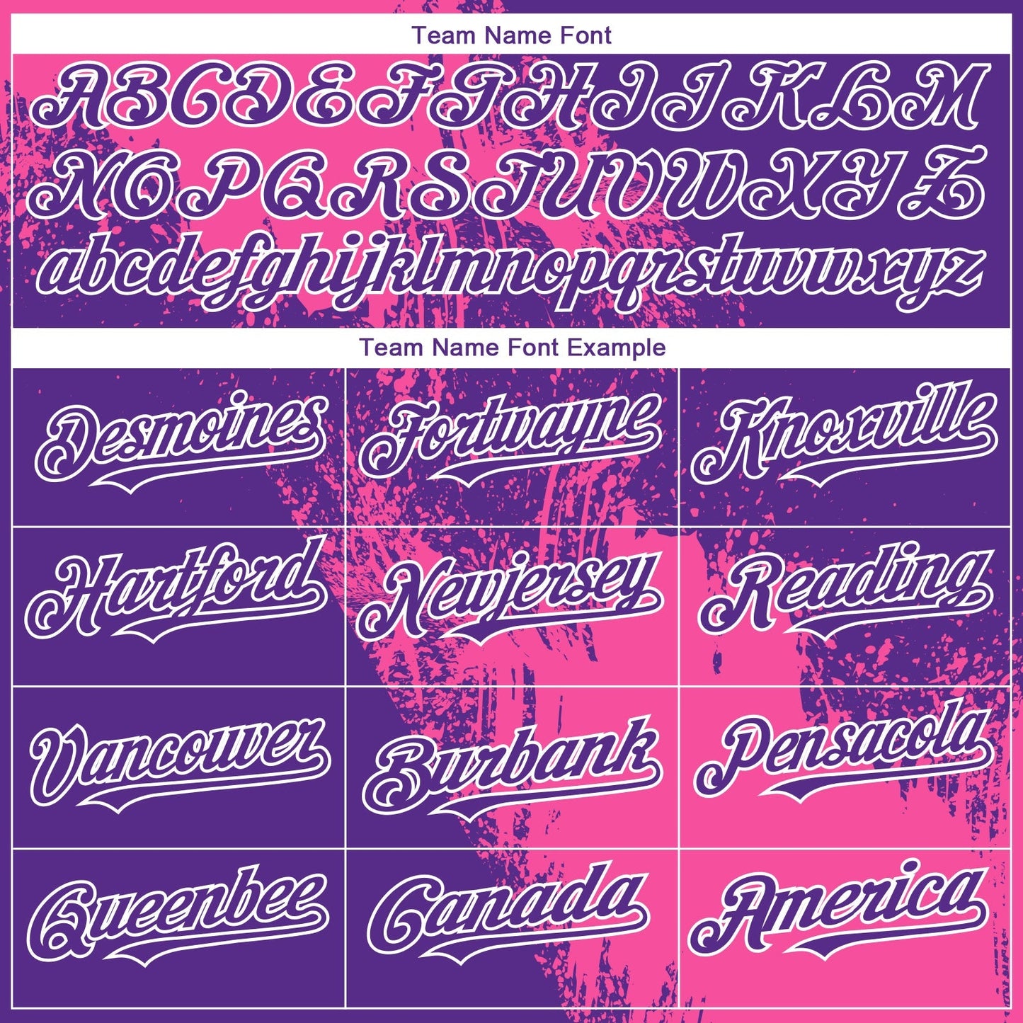 Custom Purple Pink-White 3D Pattern Design Abstract Brush Stroke Authentic Baseball Jersey baseball jersey product view 4