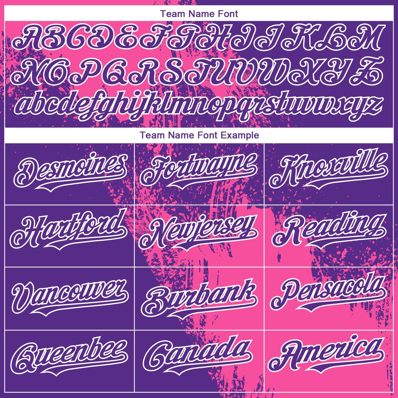 Custom Purple Pink-White 3D Pattern Design Abstract Brush Stroke Authentic Baseball Jersey baseball jersey product view 4