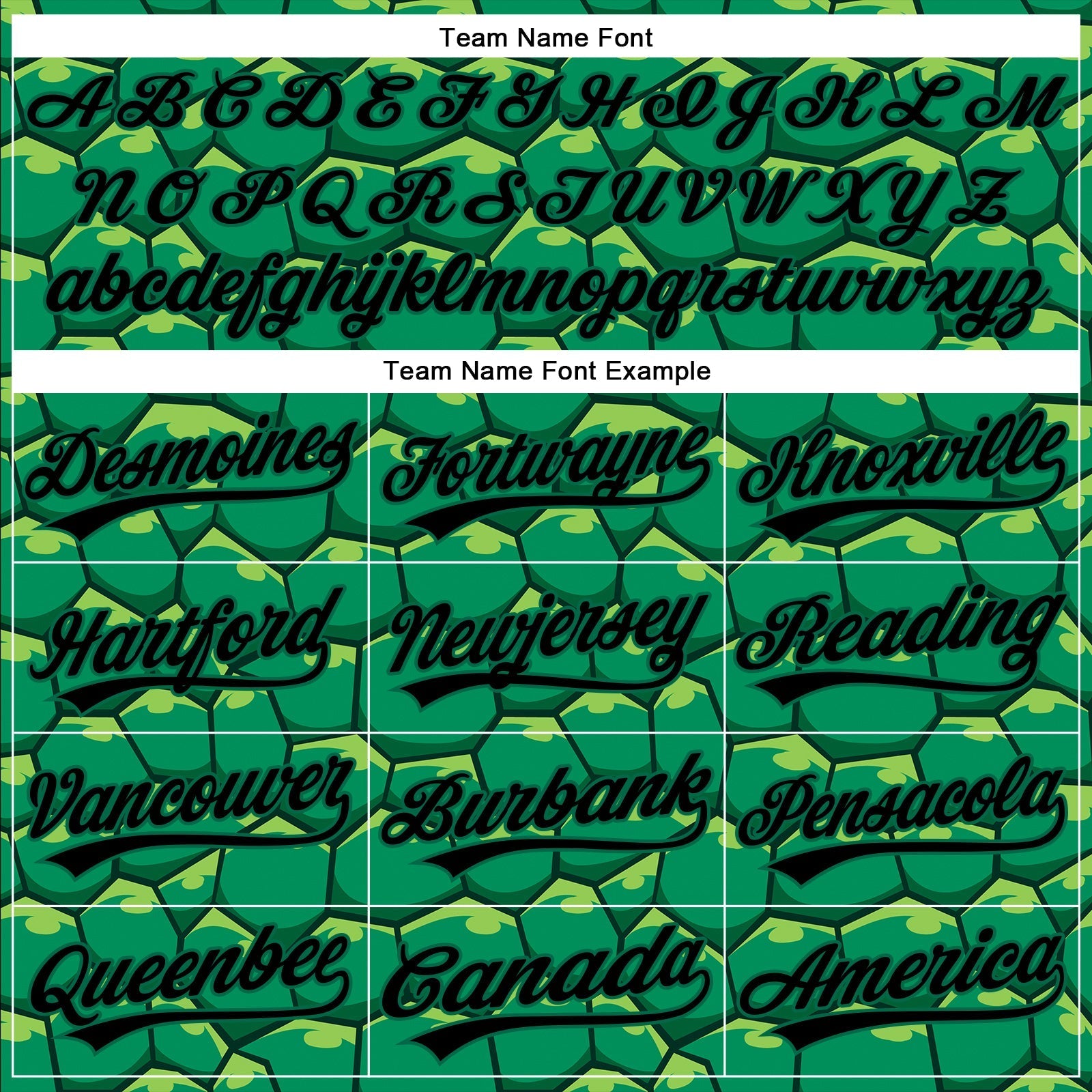 Custom Kelly Green Black 3D Pattern Design Turtle Shell Authentic Baseball Jersey baseball jersey product view 4