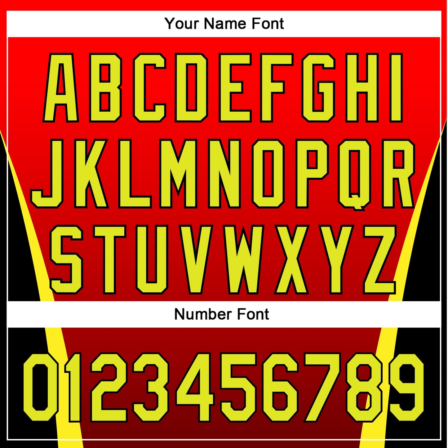 Custom Red Neon Yellow-Black 3D Pattern Design Side Stripes Authentic Baseball Jersey baseball jersey product view 5