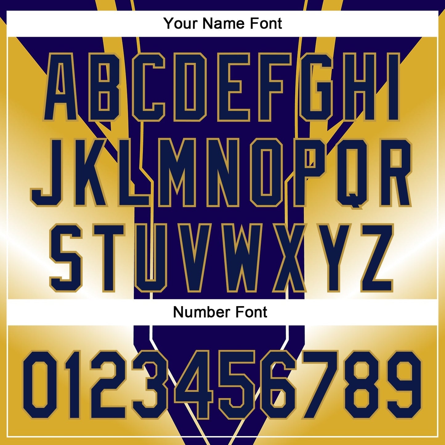 Custom Navy Old Gold 3D Pattern Design Side Stripes Authentic Baseball Jersey baseball jersey product view 5