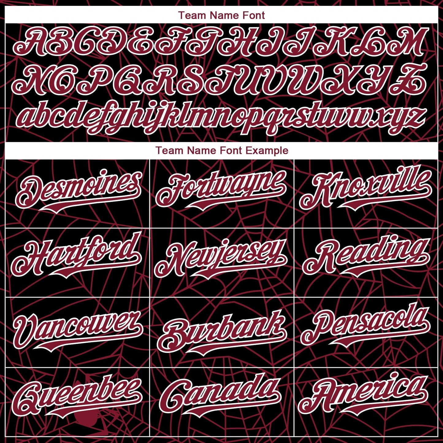 Custom Black Crimson-White 3D Pattern Design Spider Web Authentic Baseball Jersey baseball jersey product view 4