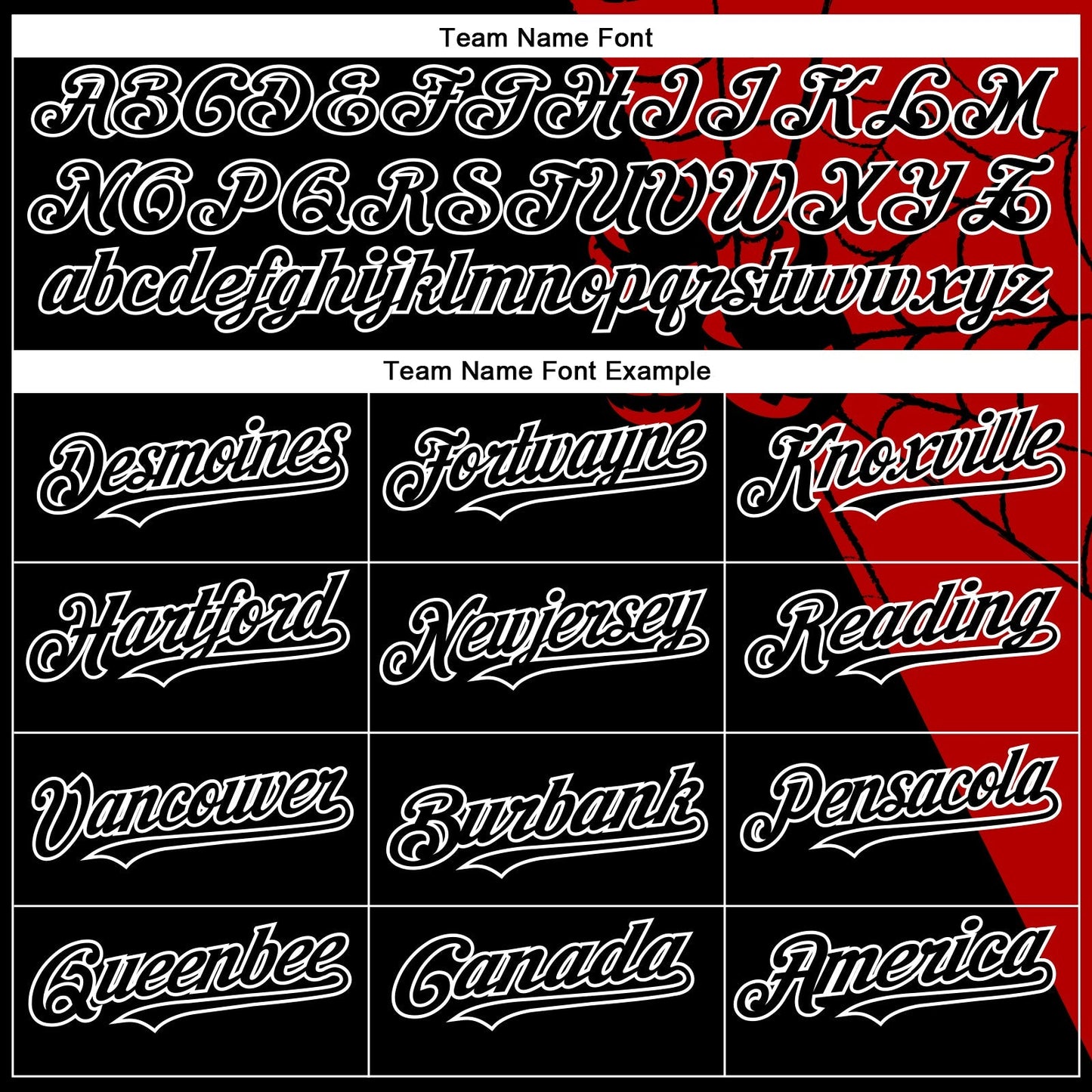 Custom Black Red-White 3D Pattern Design Spider Web Authentic Baseball Jersey baseball jersey product view 4