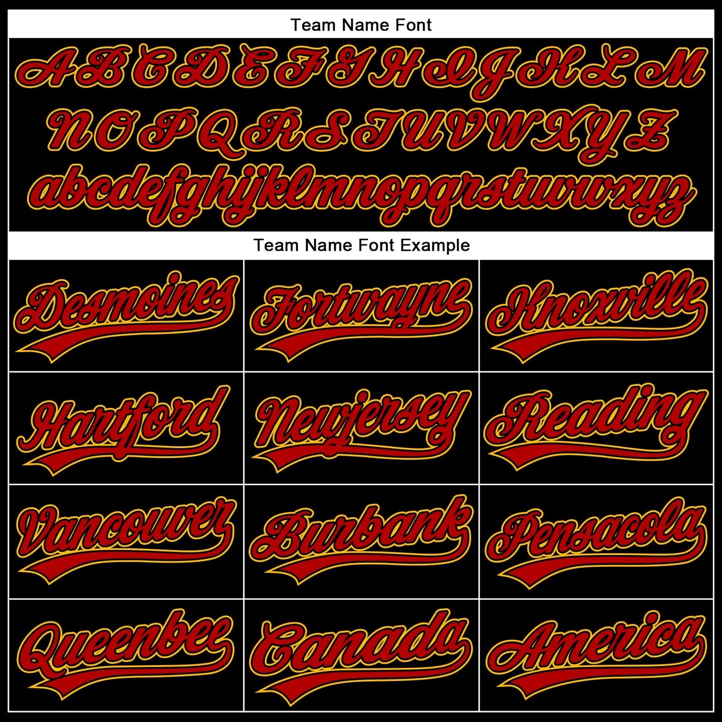 Custom Black Red-Gold 3D Pattern Design Curve Solid Authentic Baseball Jersey baseball jersey product view 4