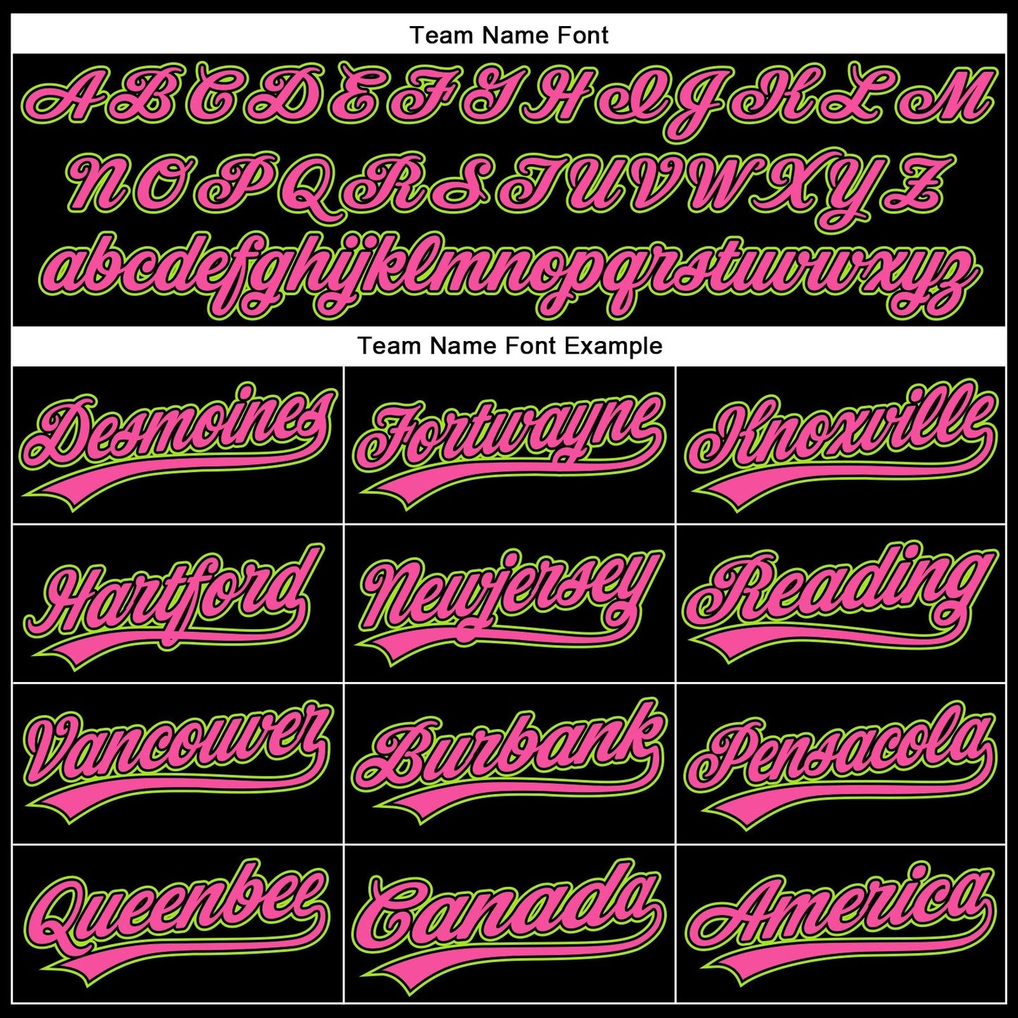 Custom Black Pink-Neon Green 3D Pattern Design Curve Solid Authentic Baseball Jersey baseball jersey product view 4