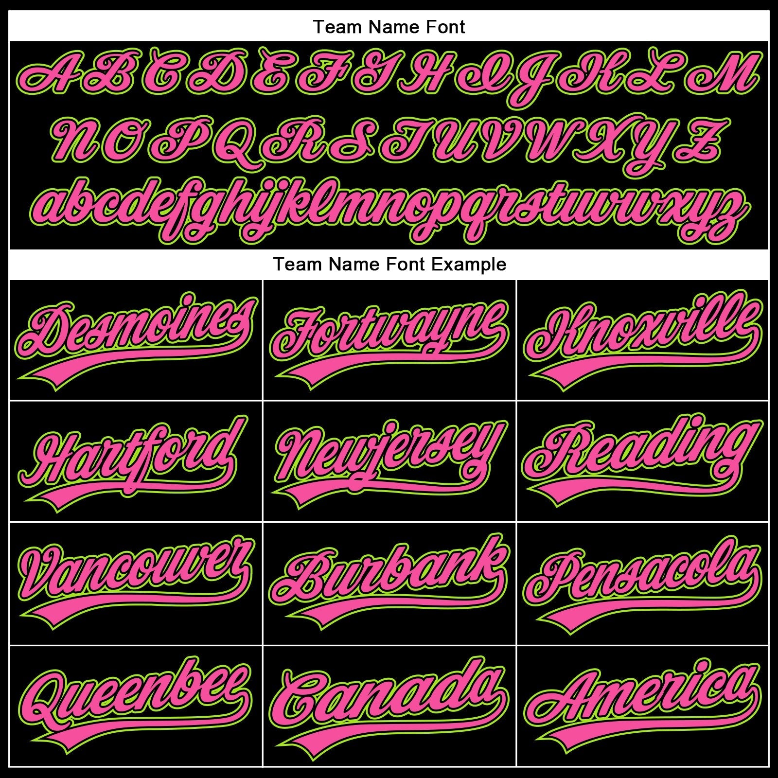 Custom Black Pink-Neon Green 3D Pattern Design Curve Solid Authentic Baseball Jersey baseball jersey product view 4