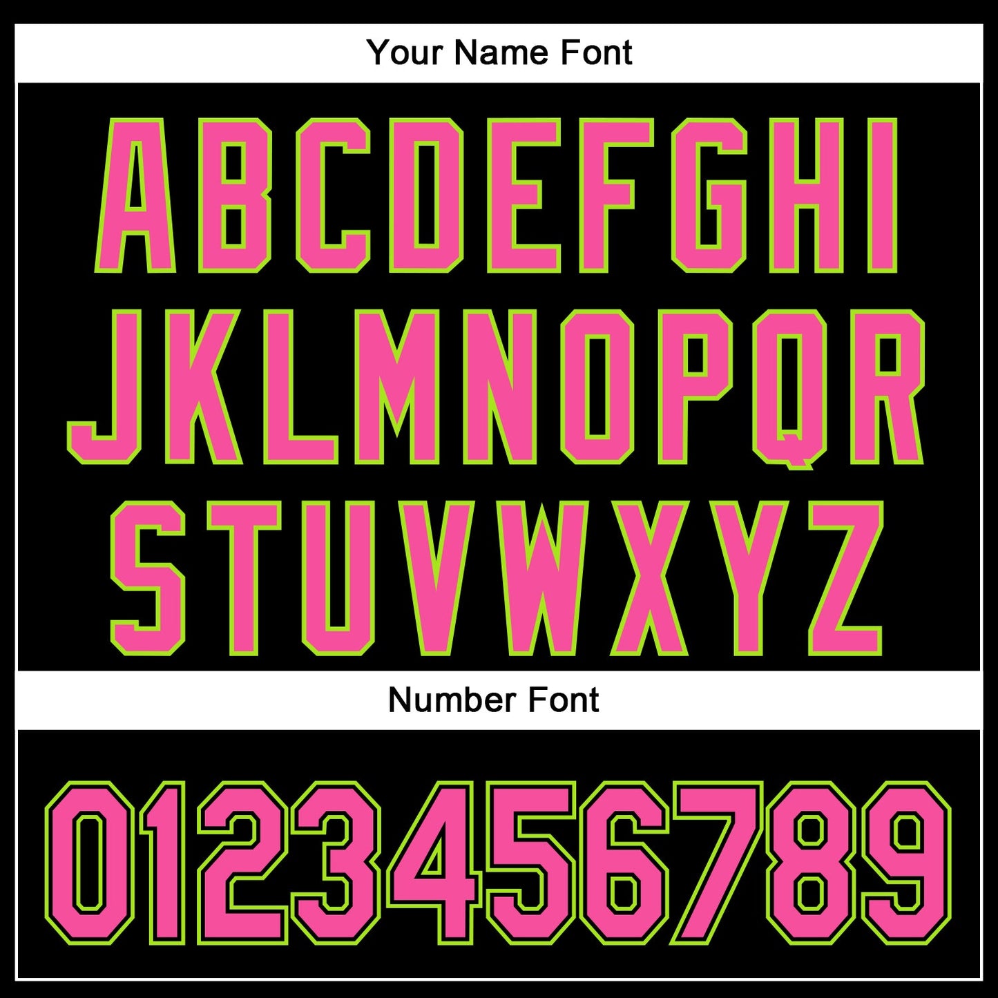 Custom Black Pink-Neon Green 3D Pattern Design Curve Solid Authentic Baseball Jersey baseball jersey product view 5