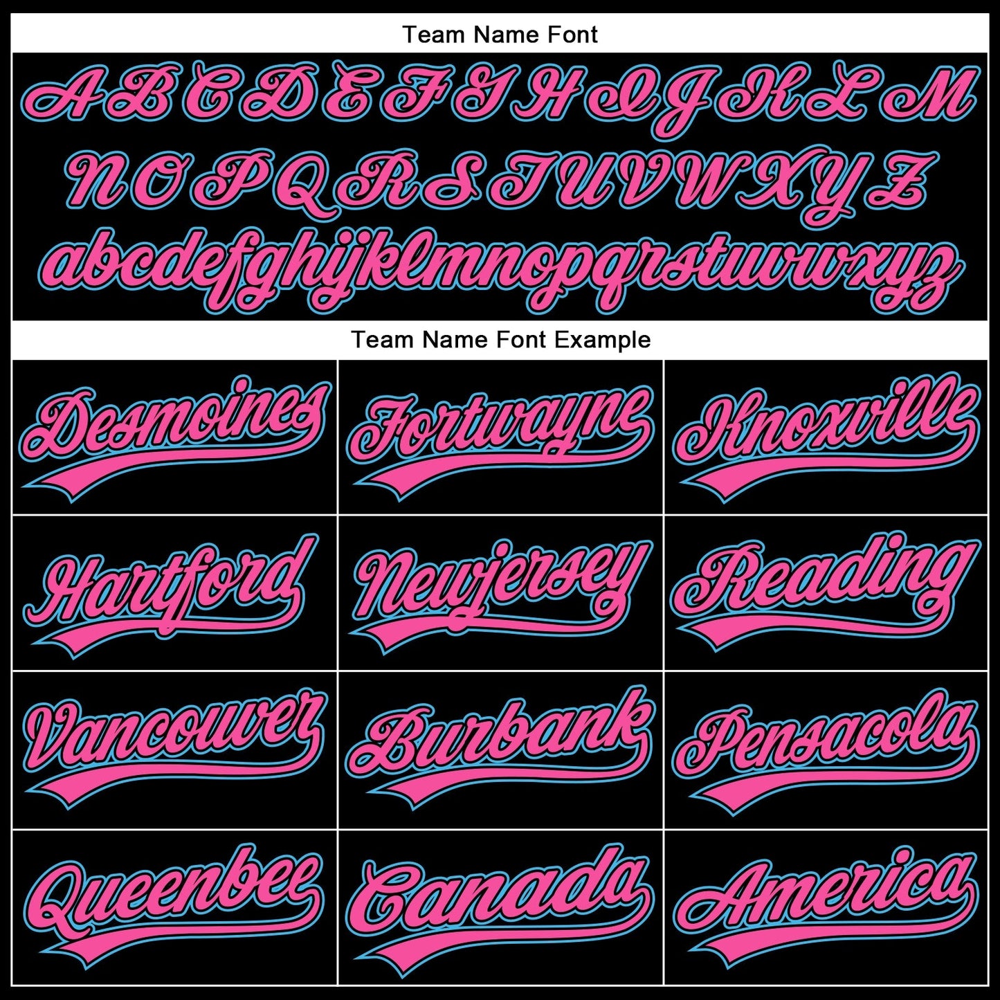 Custom Black Sky Blue-Pink 3D Pattern Design Curve Solid Authentic Baseball Jersey baseball jersey product view 4