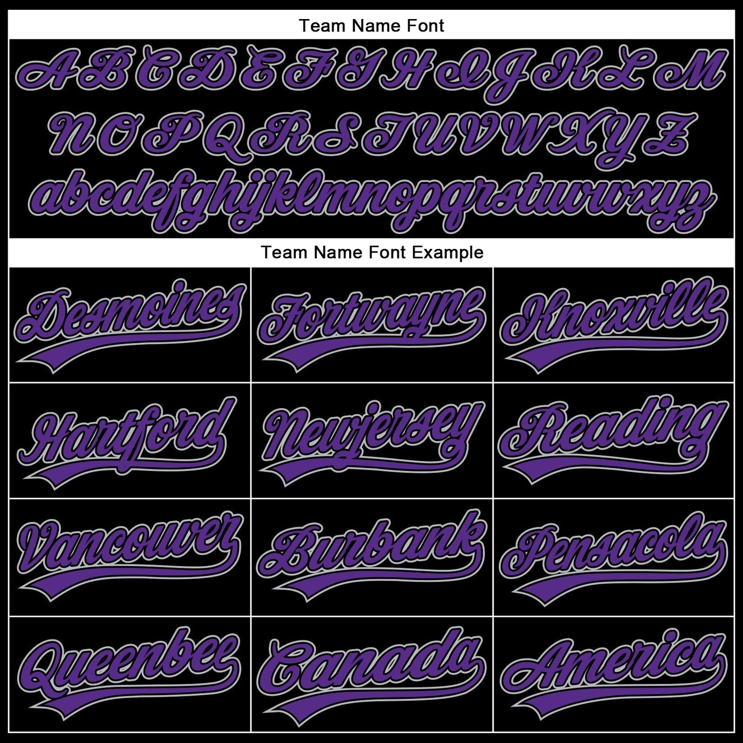 Custom Black Purple-Gray 3D Pattern Design Curve Solid Authentic Baseball Jersey baseball jersey product view 4
