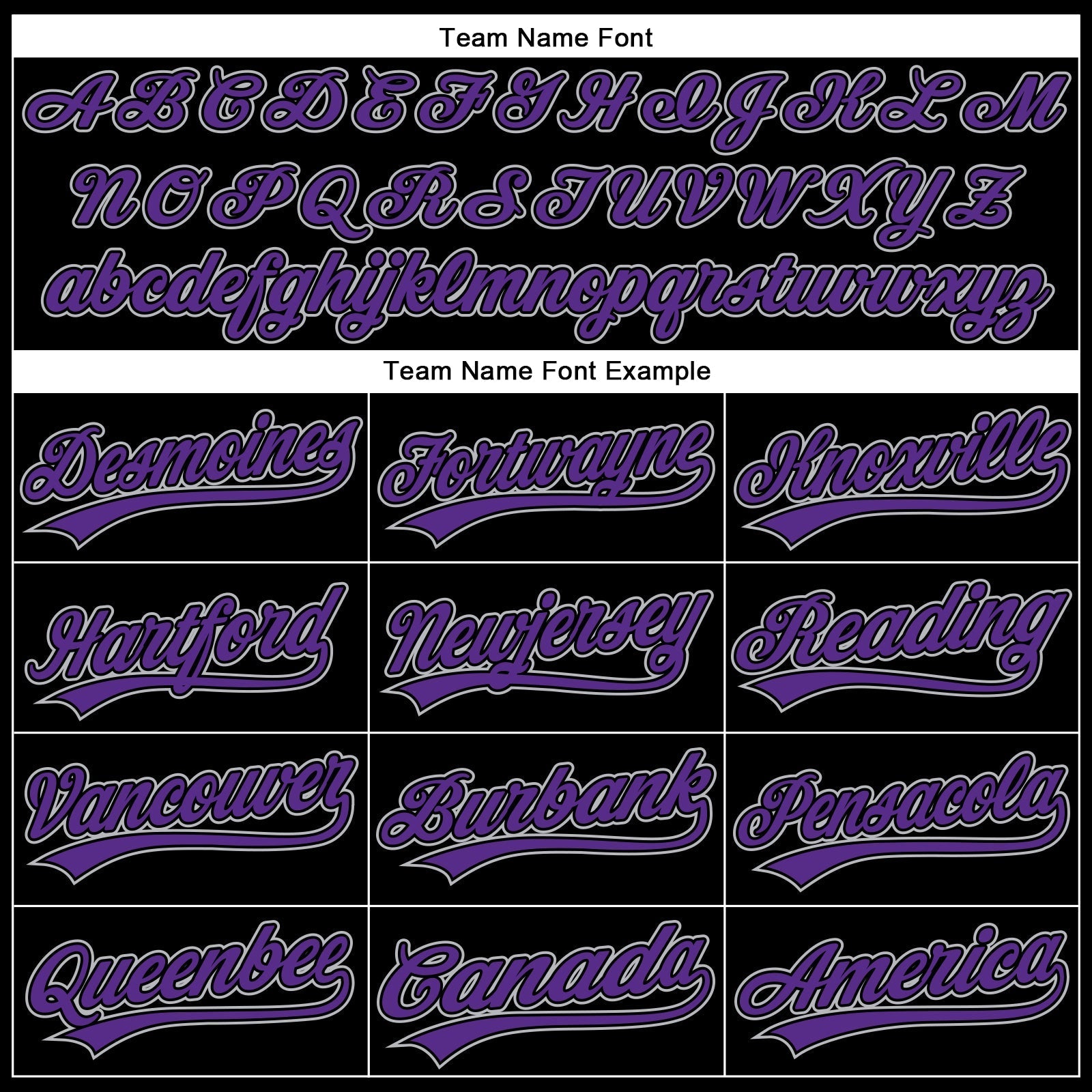 Custom Black Purple-Gray 3D Pattern Design Curve Solid Authentic Baseball Jersey baseball jersey product view 4