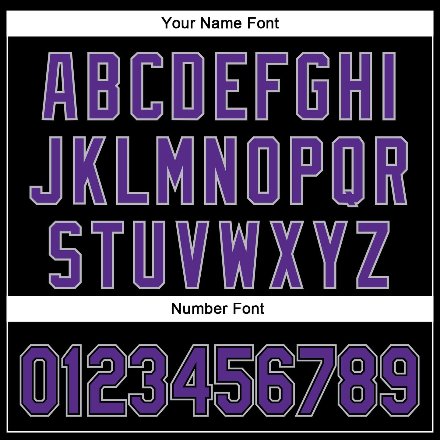Custom Black Purple-Gray 3D Pattern Design Curve Solid Authentic Baseball Jersey baseball jersey product view 5