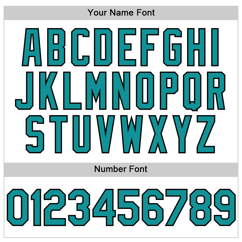Custom White Teal-Black Line Authentic Baseball Jersey baseball jersey product view 5