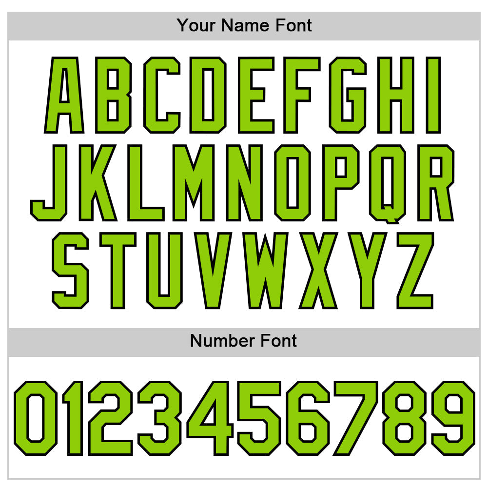 Custom White Neon Green-Black Line Authentic Baseball Jersey baseball jersey product view 5