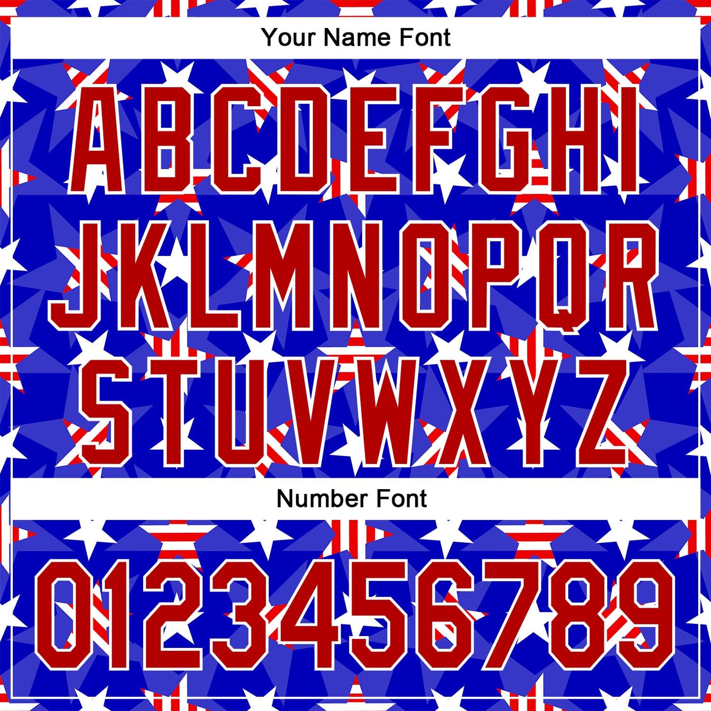 Custom Royal Red-White 3D American Flag Patriotic Authentic Baseball Jersey baseball jersey product view 5