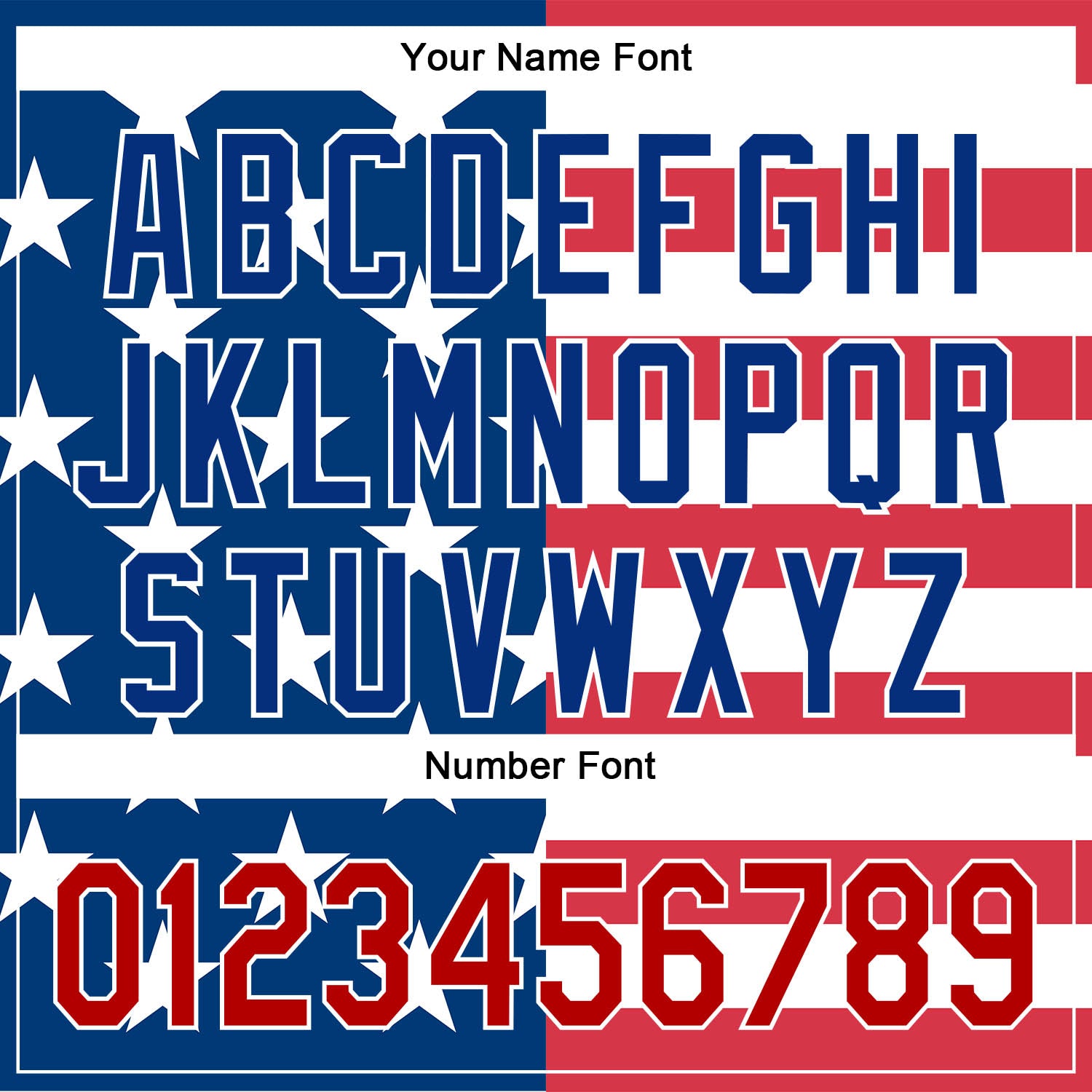 Custom White Red-Royal 3D American Flag Patriotic Authentic Baseball Jersey baseball jersey product view 5