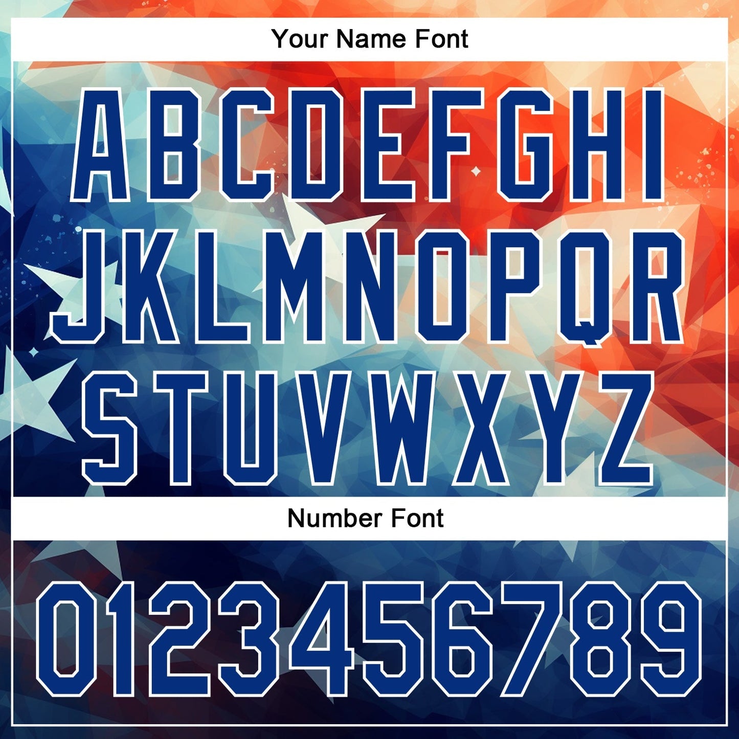 Custom Red Royal-White 3D American Flag Patriotic Authentic Baseball Jersey baseball jersey product view 5