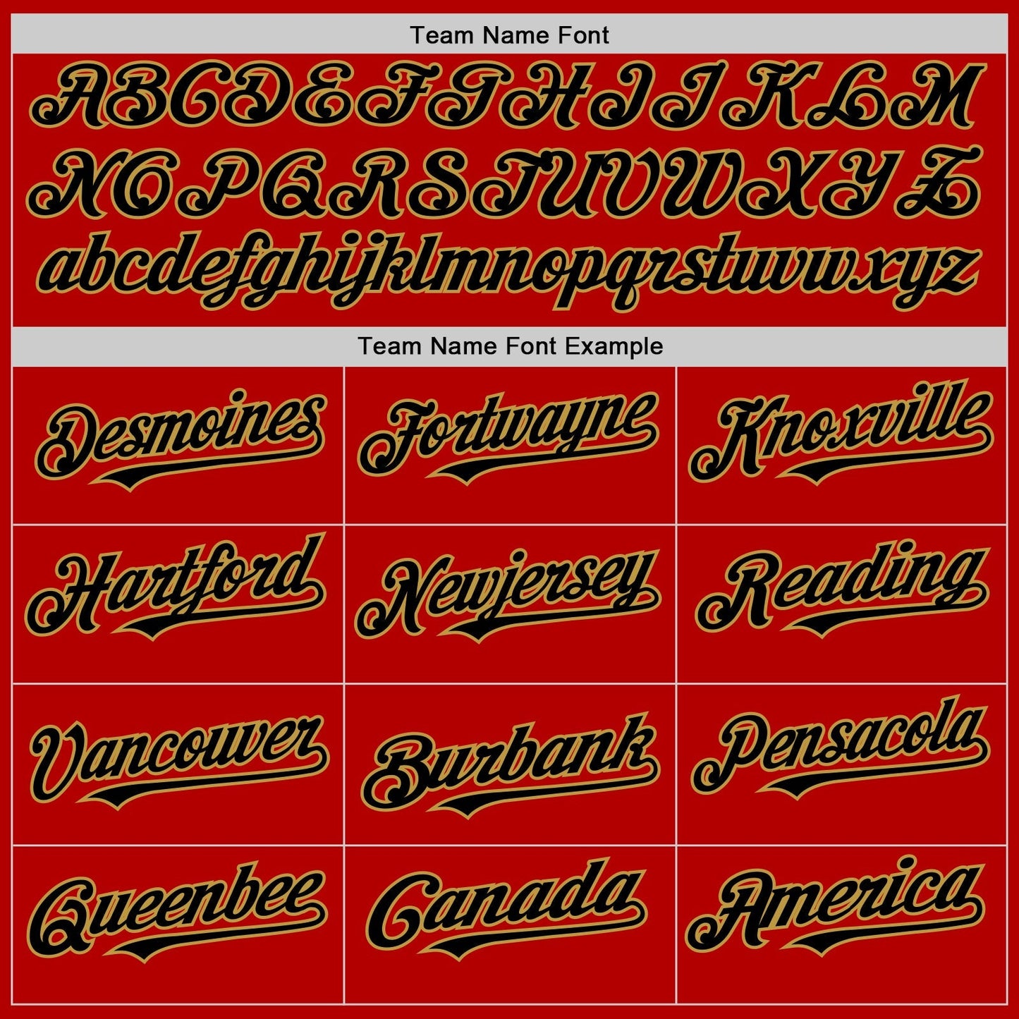 Custom Red Black-Old Gold Line Authentic Baseball Jersey baseball jersey product view 4
