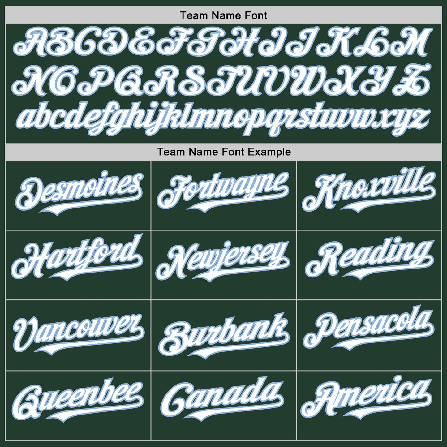 Custom Green White-Light Blue Line Authentic Baseball Jersey baseball jersey product view 4