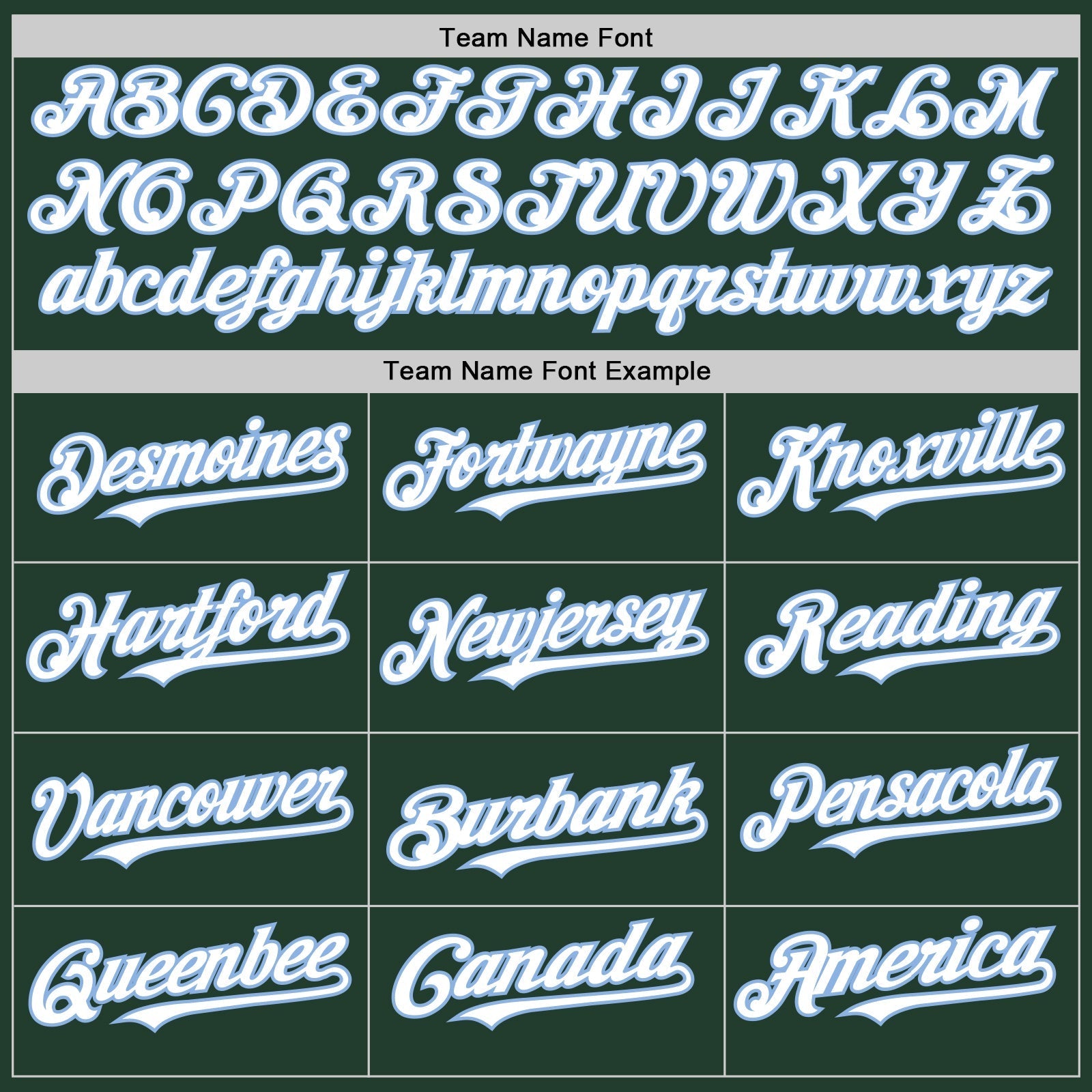 Custom Green White-Light Blue Line Authentic Baseball Jersey baseball jersey product view 4