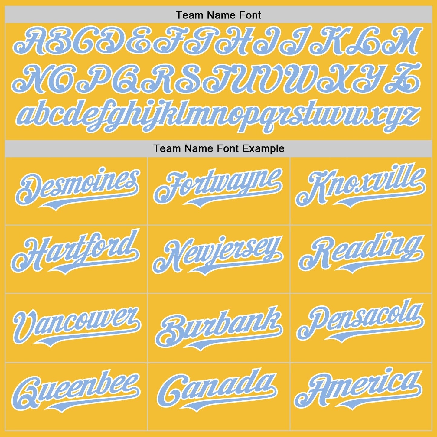 Custom Gold Light Blue-White Line Authentic Baseball Jersey baseball jersey product view 4
