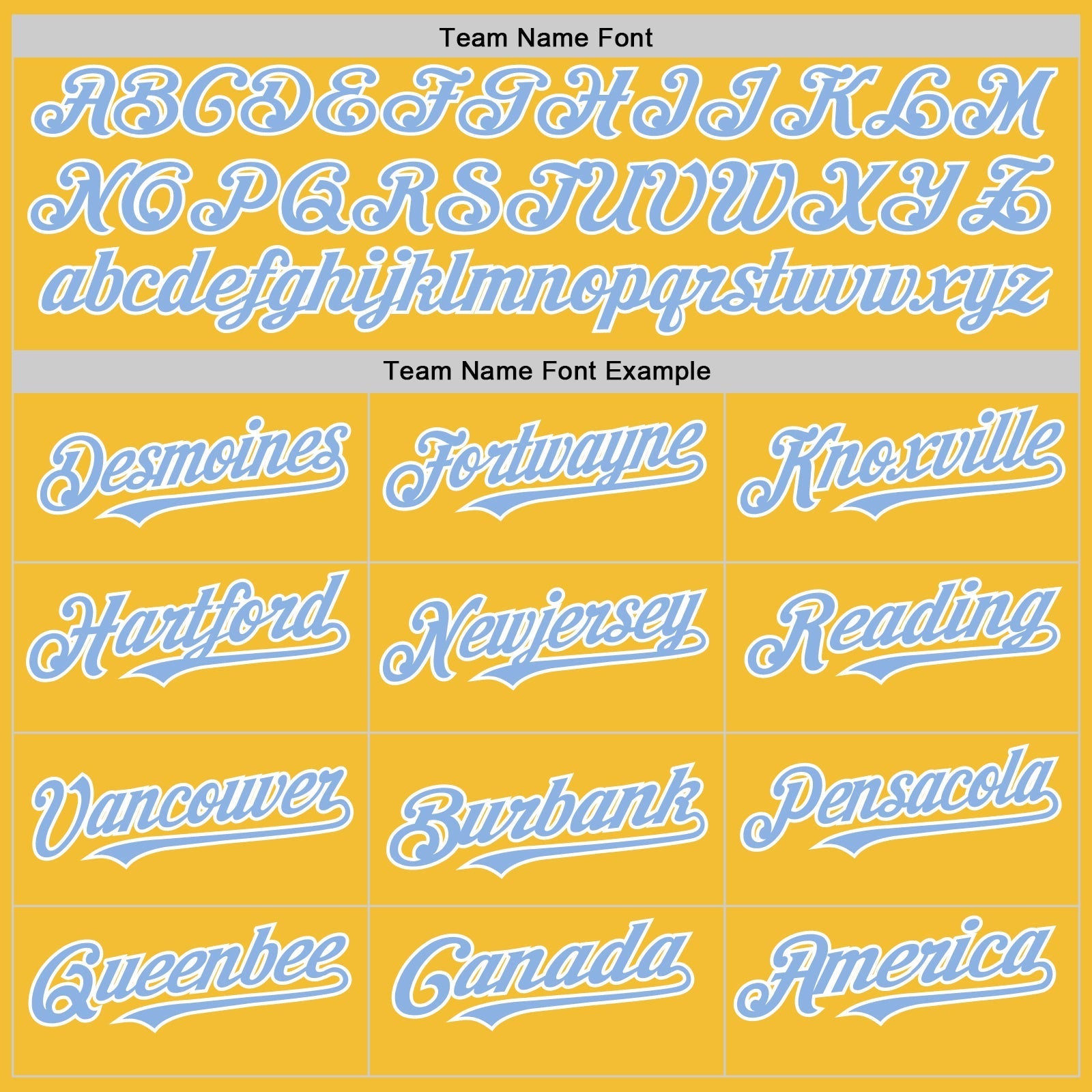 Custom Gold Light Blue-White Line Authentic Baseball Jersey baseball jersey product view 4