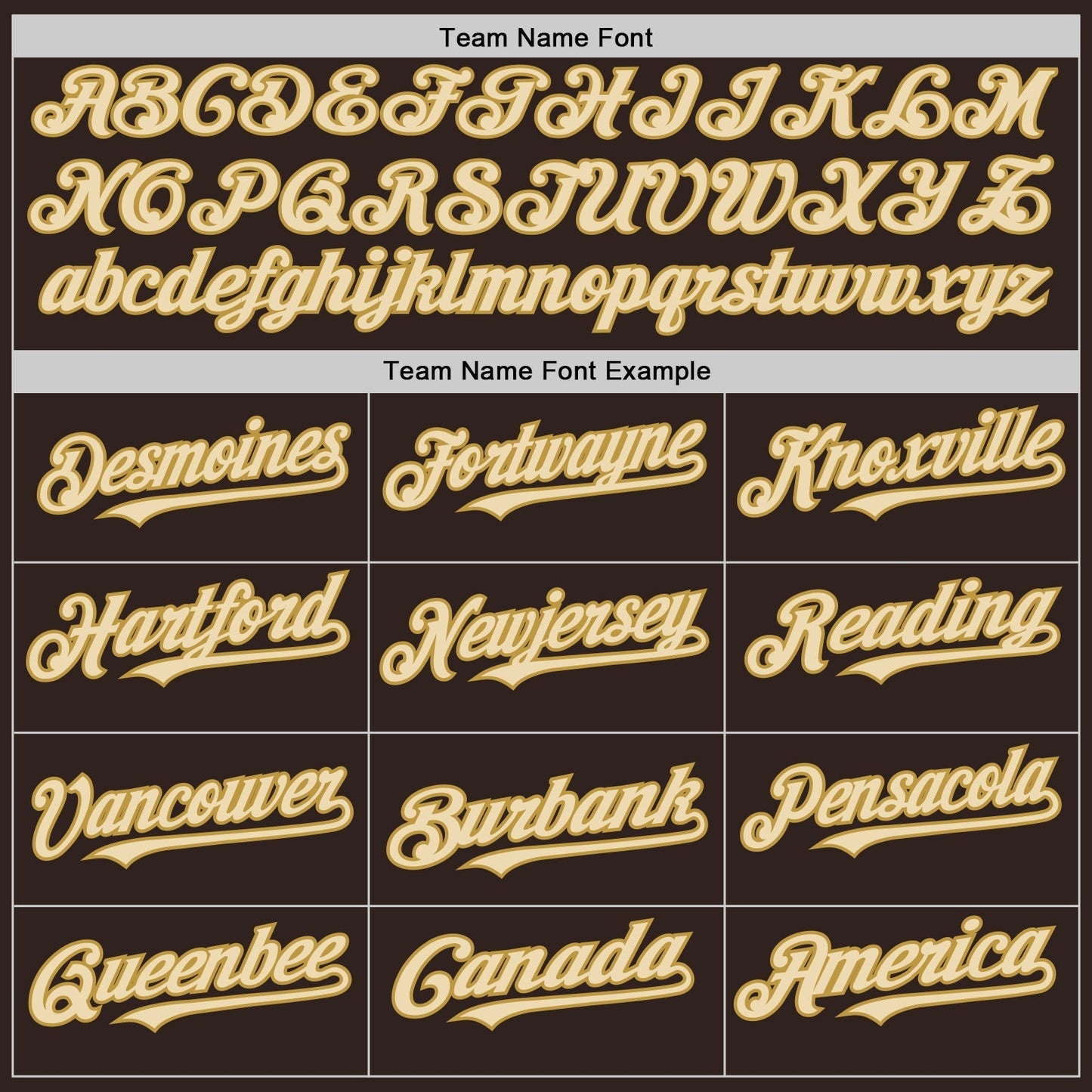 Custom Brown Cream-Old Gold Line Authentic Baseball Jersey baseball jersey product view 4