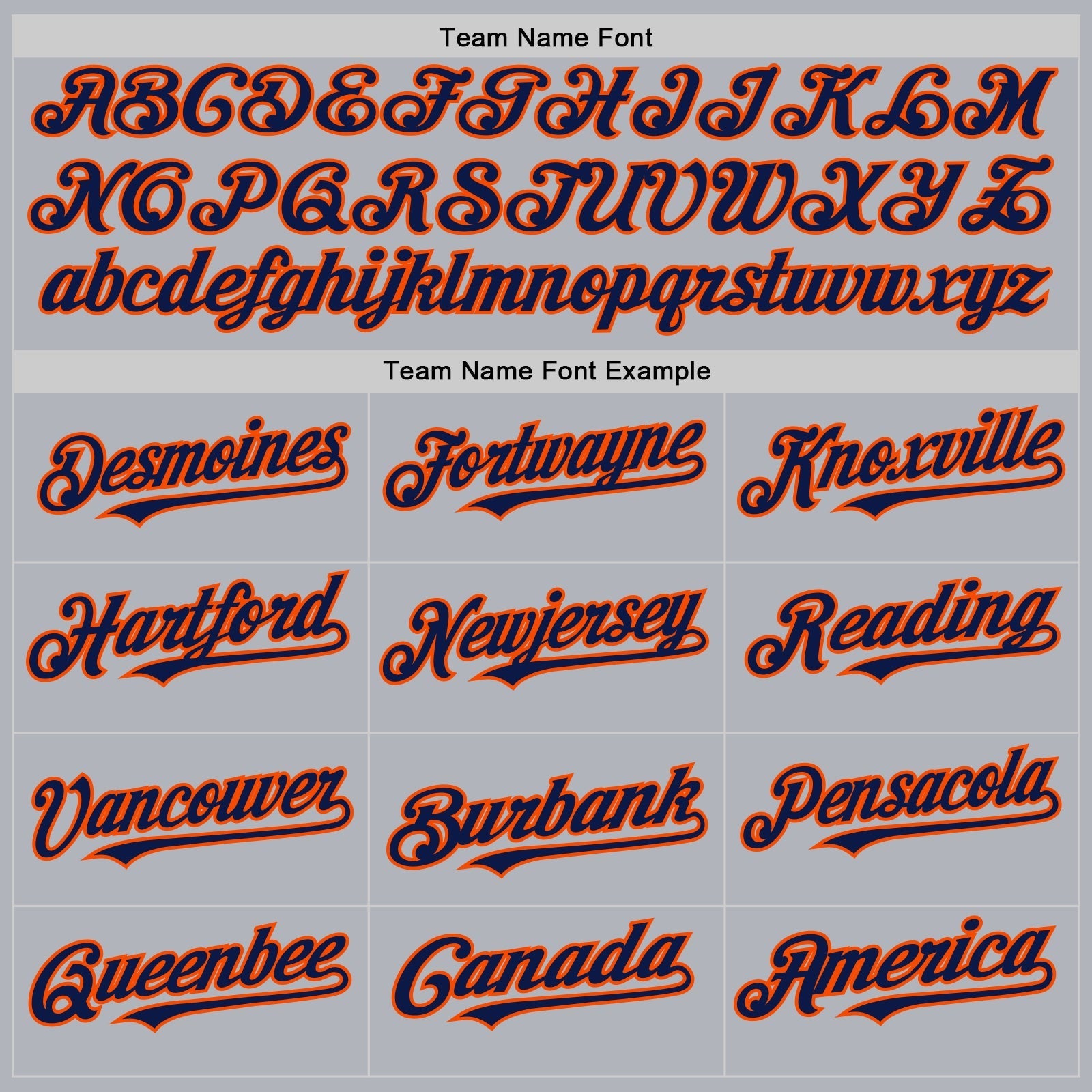 Custom Gray Navy-Orange Line Authentic Baseball Jersey baseball jersey product view 4