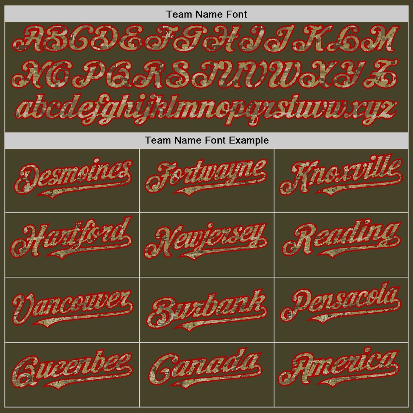 Custom Olive Camo Red-Cream Line Authentic Salute To Service Baseball Jersey baseball jersey product view 4