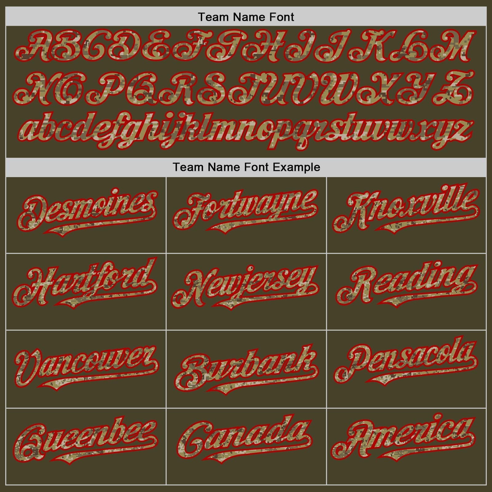 Custom Olive Camo Red-Cream Line Authentic Salute To Service Baseball Jersey baseball jersey product view 4