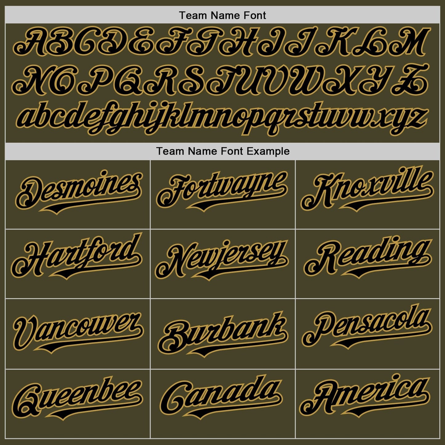 Custom Olive Black-Old Gold Line Authentic Salute To Service Baseball Jersey baseball jersey product view 4